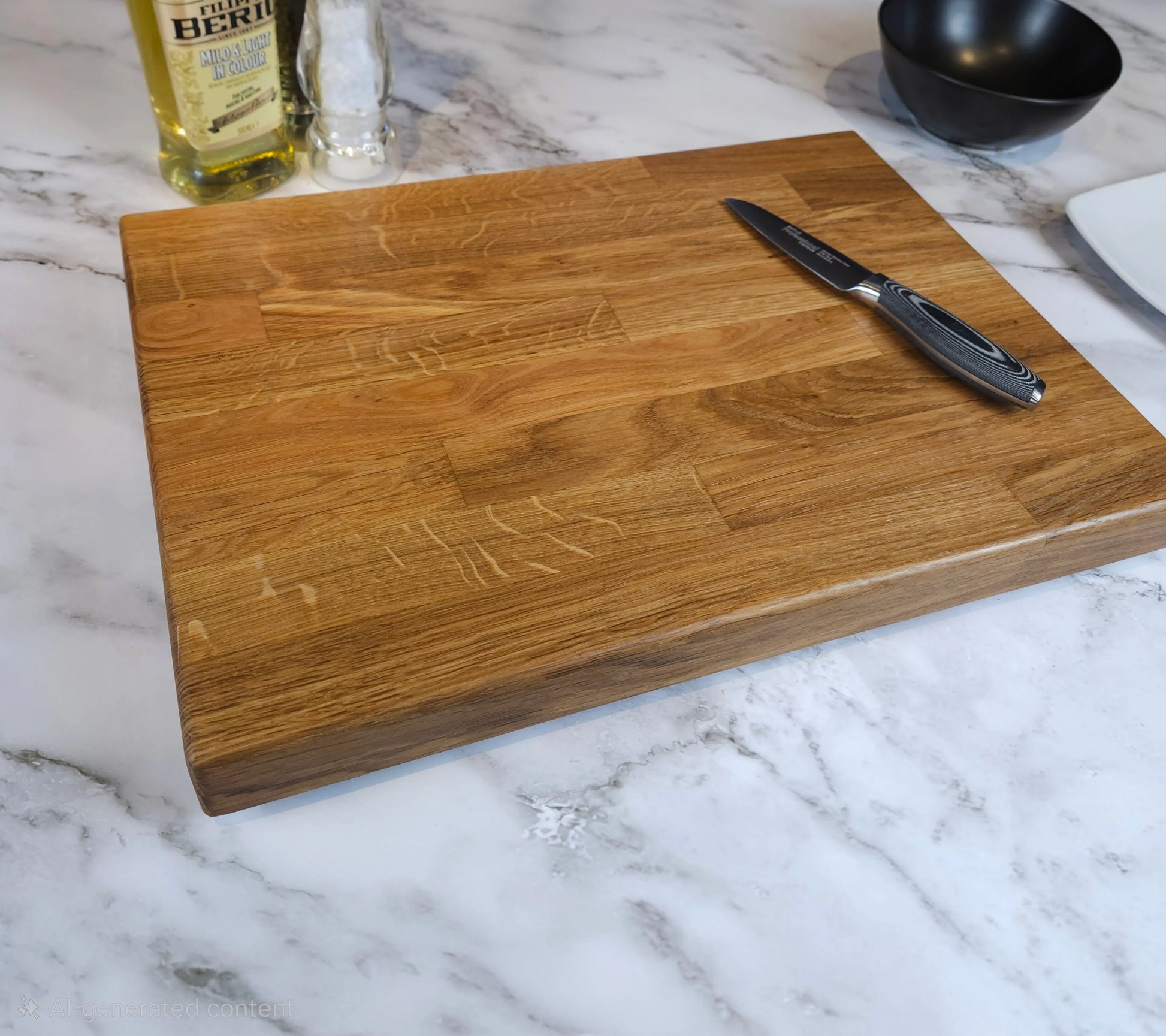 Thick Oak Edge Grain Chopping Board
